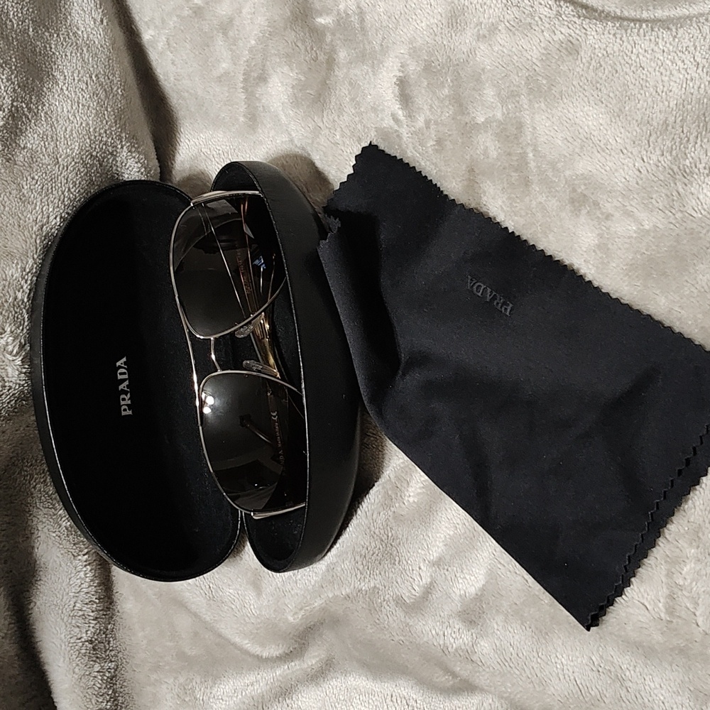 Prada Aviator Unisex Sunglasses Vintage Y2K - Picture 15 of 16